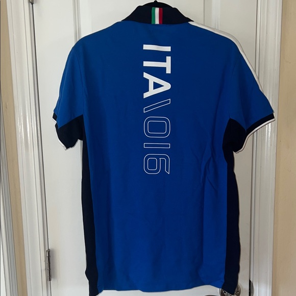 Polo by Ralph Lauren Italia Blue Polo Shirt - Picture 5 of 5